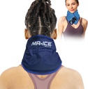 MR.ICE Neck Ice Pack Wrap for skader Reusable Cold Pack - Gel Ice Pack for hals og skulder med Plush Backing - kald kompressor for smertelindring, hevelse, Sportsskader