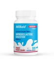 Melkeaid Lactase Enzyme Chewable tabletter for Laktose Intolerance Relief | forhindrer gass, Bloating & diarrea | Fastvirkende Dairy Digestive Supplement (120 tabletter, bringebær)
