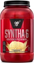 BSN Syntha-6 Whey Protein pulver, Vanilla Melk Isoler Protein pulver med Micellar Casein, Iskrem, 28 Serveringer (Package May Vary)