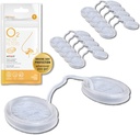 O2 Nese filtre med 3M Filtrasjon - Nese filtre for allergier - Nasal Filter for allergier - Nese Støvmaske, Røyk & Allergi Filter (størrelse liten, pakke med 10)