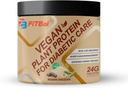 Belgisk sjokolade vegansk plante protein pulver for diabetisk omsorg 250 gram (7 serveringer) servering mengde-33G 24G protein per servering, glutamin - 3,32 Gm