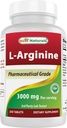 Beste Naturals L-Arginine 3000mg Per Serving - 240 tabletter - Farmasøytisk Grade - Ikke-GMO & Glutenfri - Laget i USA