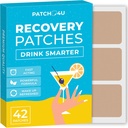 Party Recovery Patches 42 Pack - Vekk opp forfriskende og energiisert med våre 100% naturlige ingredienser Patch - hudvennlig og vanntett - Bruk før drikking - forbedret morgenformula