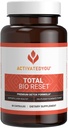 ACTIVEREDYOU Total Bio Reset-Detox Formel for rengjøring og flushing Digestive System for strålende hud og frigjort energi m/Chlorella, Kiwi Frukt og Dandelion Root (60 Kapsler)