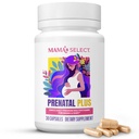 Mama's Select Prenatal vitaminer for kvinner - Allergen-fri, MTHFR Vennlig, Metylert Folat & B vitaminer, lett å digest, støtter Fetal utvikling, En gang daglig, Vegansk, Ingen Biotin