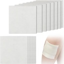 4"x4" Kalsiumalginat sår dressing for trykk Ulcer Bed Sore Leg Sore Diabetic Foot Ulcer brenner hudtårer raskere sårpleie med ikke-klebende høy absorbent pad (pakke på 10)