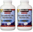 Kirkland Signatur Glukosamin med MSM, 375 tabletter (2 pakke)