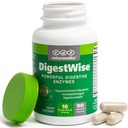 Naturennetikk DigestWise Digestive Enzymes - 10 Kraftige Vegan Enzymer å støtte Digestion, Gas, Bloating & Digest Relief - Keto Vennlig - Lab Testet - 90 Kapsler (1)