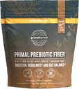 Primal Harvest Prebiotic Fiber Powder Unflavored, 30 serveringer 5 i 1 daglig Supplement med organisk Acacia og Fibriss organisk Baobab pulver.