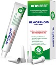 Hemorroide behandling, hemorroide krem med Lidocain 4%, Phenylephrine HC1 0,25%, Natural Aloe Vera & Boroneol kjøleformel, Soothing Discomfort, hemorroider krem for kvinner, menn (1,5 OZ)