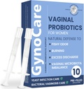 Vaginale probiotika for kvinner | Feminin Care | pH-balanse for kvinner | Yeast Infeksjon Care | Bakteriell Vaginosebehandling | Forsvar mot brenning og overflødig utlading | 10 Forfyldede Applikatorer