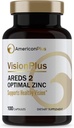 Visifort Øyevitaminer med lutein og Zeaxanthin for øyehelse og Macular Health; 100 kapsler