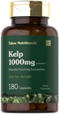 Tahoe Ernæringsmidler Kelp Supplement Kapsler | 1000 mg | 180 greve | Ikke-GMO & Glutenfri ekstrakt