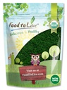 Mat til levende organisk algae pulver blanding, 4 pounds - Spirulina og klorella 50/50 blanding, ikke-GMO, rik på klorofyll, rå, ren, vegansk supermat, bulk, flott for smoothies, god kilde til protein