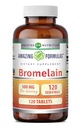 Amazing Formler Bromelain 500 Mg (300 GDU) | Tabletter Supplement | Ikke-GMO | Glutenfri | laget i USA (1 Pack | 120 greve)