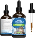 Kjæledyrs velvære Blood Sugar Gold Cats - Holistisk Blood Sugar Support, Pancreas & Liver Health, Gymnema, Fenugreek & Devil's Club - NASC-sertifisert & Vet-formulert - 4 oz Flytende
