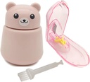CoaGu Bear Pill Crusher & Splitter Kit - BPA-Free Combo for piller / tabeller, FDA-Compliant Fine pulver, sykepleier hjem og reise