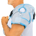 Arctic Flex Shoulder Ice Pack Brace - Kald komprimering Wrap with Pump - støtter rotator mansjetter, frossen skulder, tendinitt, dispocated joints, Labrum tårer, smerter, sprains - passer venstre eller høyre skulder