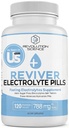 ReVIVER Superior Absorpsjon Electrolyte piller - Salttabletter for løpere og faste elektrolyter Supplement, sukkerfri saltpiller for Hydration, Cramp Forsvar, Keto støtte 120, elektrolyte kapsler