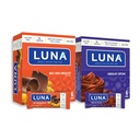 LUNA Bar - Variety Pack - Nutz Over Sjokolade og Sjokolade Cupcake Flavor - Snack Barer - Ikke-GMO - Glutenfri protein Barer - laget med økologisk havre (12 Pack, 2 Boxes)