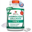 Kollagen Type 2 Hydrolysert Supplement med Chondroitin og Hyaluron, for sunnt hår, hud og negler, ingen fyllstoffer, additiver og ingen kunstige farger - 120 vegetariske kapsler