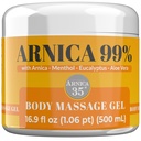 Arnica 35 - Arnica Gel for å miste ekstra sterk 98% 16,9 Fl Oz, Massasje av muskler og ledd, naturlig og dermatologisk testet formel - laget i Italia
