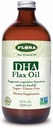 Flora DHA Flax Oil - Støtter Hjerne Helse - Inneholder Vegan Omega 3-6-9, Glutenfri, Kosher & Ikke-GMO - Holde Chilled - Glassflaske - 17 fl oz.