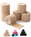 Mr. Pen-Selvklebende Bandage Wrap, 6 Pack, Hud Farget, 2 \"x 5 Yards, Kohesive Bandages, Medisinsk Wrap, Elastic Bandage Wrap, Selv Sticking Bandage Tape