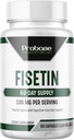 Probase Nutrition Fisetin Senolytic Supplement 100 mg høy potens 60-dagers forsyning for cellular helse