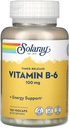 Solaray B 6 to trinn timed release, 100mg, 60 greve