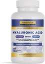 Naturens Lab Hyaluronsyre med biocelle kollagen og MSM - Hudhydrasjon, felles helse - 60 kapsler (20 dagers forsyning)