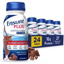 Sørg for Plus Milk Chokolade Ernæring Shake med Fiber | Måltid Erstatning Shake | Klar til å drikke | 16g Protein og 27 vitaminer og mineraler | 8 fl oz - 24 Pack