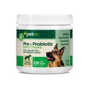 PetNC Natural Care Liver Flavor, Cheese Pre & Probiotic Soft Chews for hund 120 ct (pakke med 1) (pakke May Vary)