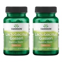 Swanson Lactobacillus Gasseri - Probiotiske kosttilskudd som støtter Digestive Helse med 3 milliarder CFU - Design-Seri Satiety & Fat Metabolism Support - (60 Veggie Capsules) 2 flasker