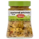 FRITELLI D'AMICO - Quartered Artichokes In Oil - Roman Style - Premium kvalitet, Kjøkkenvalg, 9,9 oz (280 g), Antipasto, Seasoned, Carciofi, Produkt fra Italia