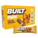 Bygget Bar, Puff Protein Bars, Saltet Caramel Puff, 17g Protein Snacks, On-The-Go Bars, Bare 140 kalorier, 6g Sukker, kollagen, Glutenfri, 12 greve