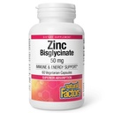 Naturlige faktorer Sink Bisglycinat, 50 mg, 60 vegetariske kapsler