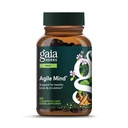 Gaia Herbs Agile Mind - Hjerne & Kognitiv støtte Herbal kosttilskudd - med organisk gurkemeie rot, Bacopa, svart pepper og Ginkgo Biloba - 60 Vegan flytende fyto-kapsler (30-dagers forsyning)