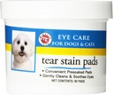 Miracle Care Tair Stain Pads, 90 enkelt bruk pre-såkede pads for å forsiktig rengjøre og lindre hund og katt øyne, ikke stingende formel for å forbedre tear Stains og fjerne øye debras