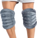 Atsuwell Mikrobølgeovn Oppvarming Pad for kne, mikrowavable oppvarmet kne Wrap for elbow, Kramper, Muskel, Joint, Knee Oppvarming Pad Mikrowavable Warm Compression, 2 Pakker
