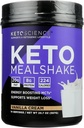 Keto vitenskap Vanilla Krem Ketogen Måltid Skake Diett Supplement, Paleo vennlig, 20.7 Ounces (pakke med 1)
