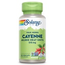 SOLARAY Cayenne Pepper Kapsler med Capsaicin - Capsaicin Kosttilskudd for kraftig wellness støtte - 40 000 Varme enheter per VegCap - Vegan, ikke-GMO, Glutenfri, 60-dagers garanti, 100 Services