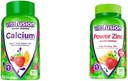 Vitafusion Kalsium Gummy vitaminer for bein støtte, 100 greve og kraft sink gummy vitaminer for immun støtte, 90 greve