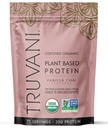 Truvani Vegan Pea Protein pulver | Vanilla Chai | 20g Organisk Plante Basert Protein | 20 serveringer | Keto | Gluten & Dairy Gratis | Lavkarbohydrat | Nei tilsatt sukker