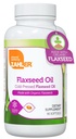 Zahler Organic Flaksefrøolje - 1000 mg Softgels - Organic Omega 3 ALA Supplement - Kosher Ikke-GMO Glutenfri vegetarisk-vennlig Flaksfrø (90 greve)