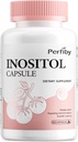 Inositol Supplement, Myo-Inositol & D-Chiro Kapsler med Folat, vitamin D, Reguler Menstruell Syklus & Ovarian Support - 120 greve, 60-dagers Supply