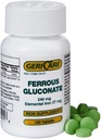 GeriCare Ferrous Gluconate 240mg 100 tabletter hver (pakke med 6)