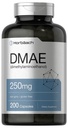 Horbaach DMAE Supplement | 250 mg | 200 kapsler | Ikke-GMO, Glutenfri | DMAE Bitartrat