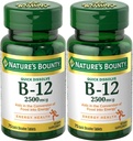 Naturer Bounty vitamin B-12, hurtigoppløselig, 2500 mhg, naturlig Cherry Flavor 75 ct (2 pakke)