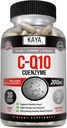 Kaya Naturals - CoQ10 Power Antioksidant Supplement - Hjelp i hjerte helse og immunfunksjon - gjenoppretter daglig cellulær og energiproduksjon - 30 Veggie Kapsler Co-Q10